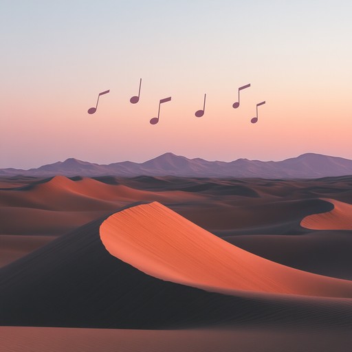 Envision traveling through the tranquil expanse of a twilight desert, where ancient middle eastern tones merge harmoniously with the dynamic beat of modern jazz. This instrumental fusion piece elegantly portrays reflective solitude, blending the oud's timeless resonance with jazz's improvisational spirit, creating a profound introspective and culturally cohesive experience.