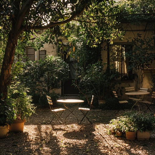 Experience the warmth of a sunlit garden with gentle lofi beats and calming melodies that evoke a sense of tranquility and peaceful reflection, perfect for a serene afternoon respite.