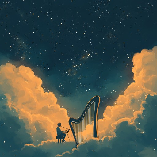 This composition weaves soft, flowing melodies with ethereal soundscapes, creating a dreamlike atmosphere that transports the listener to a serene world beneath the stars.