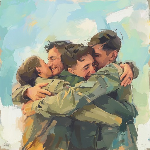 An inspiring and heartwarming piece focusing on the joy and relief of soldiers returning home. It blends traditional military march elements with orchestral grandeur, evoking powerful emotions of pride and nostalgia. The composition takes listeners through the anticipation and celebration of a victorious homecoming.