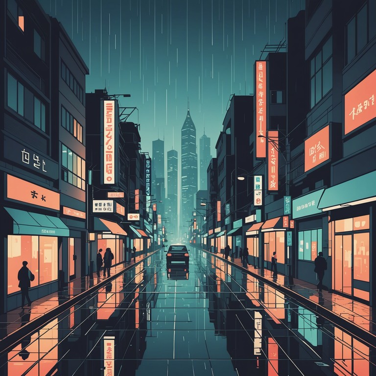 This track captures the essence of a rainy melancholic evening in seoul, blending traditional korean instruments with modern kpop elements to evoke a sense of longing and introspection. The gentle plucking of the gayageum against a backdrop of ambient synths and subtle beats creates a reflective, soothing melody that lingers like the city's quiet showers.