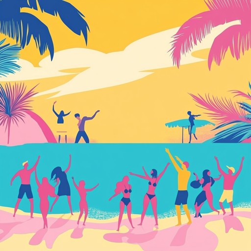 A lively instrumental capturing the essence of a sunny beach day, filled with groovy rhythms, vibrant melodies, and an infectious energy that makes you want to dance. It's an auditory trip to the coastline, perfect for relaxing and letting loose.