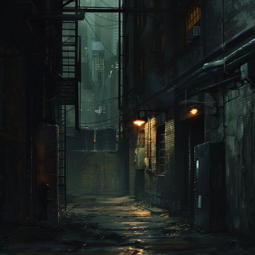 Imagine walking through the dimly lit alleys of a post industrial city where the ambient noise merges with sparse, rhythmic beats. This instrumental piece is crafted to evoke the harsh yet captivating essence of urban life. The music creates a feeling of raw authenticity combined with a minimalistic approach, employing simple but impactful elements to draw listeners into an edgy atmospheric experience.