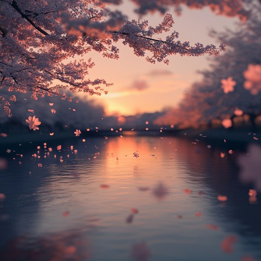 An instrumental orchestral composition that captures the gentle beauty and tranquility of cherry blossoms in bloom. Incorporating the koto alongside orchestral strings and winds, this piece guides the listener through a peaceful journey under cascading petals, evoking feelings of serenity and reflection.