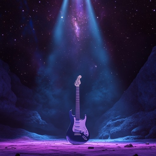 A dramatic and epic instrumental symphony that blends futuristic electronic elements with the grandeur of symphonic rock. This track features soaring electric guitar solos, lush orchestral strings, and pulsating electronic rhythms, creating a powerful and otherworldly soundscape that transports listeners to a distant galaxy.