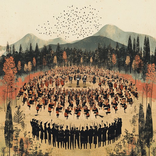 Echoes of valor is an evocative musical journey that harnesses the energy and passion of symphonic metal, mixed with patriotic symphony themes, to reaffirm the values and victories of a proud nation.