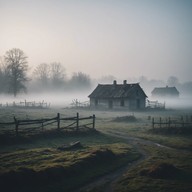 eerie melodies haunt an ancient landscape