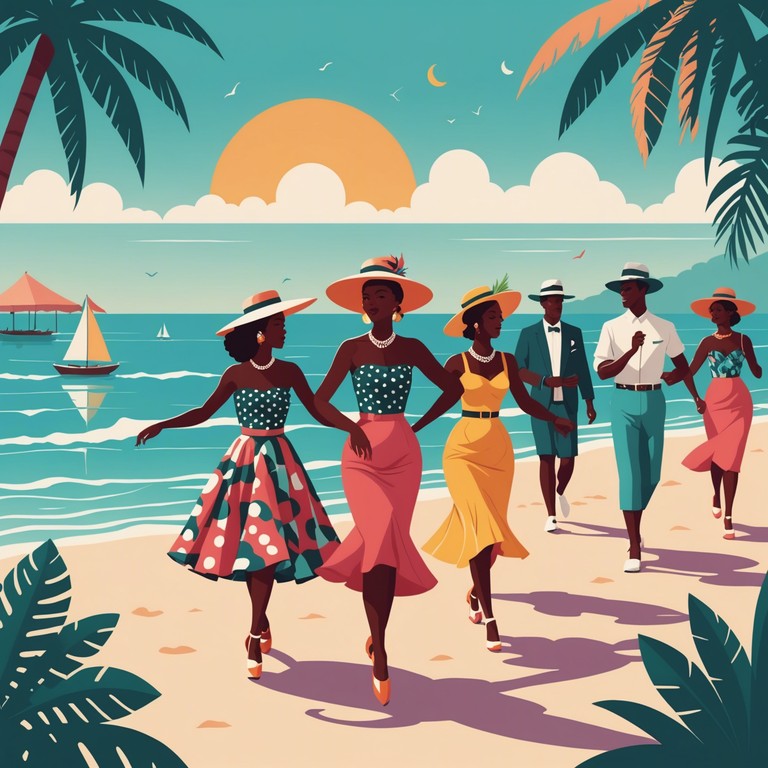 Dive into this unique musical concoction where the cheerful accordion leads a dance with beats borrowed from sun soaked tropical islands, promising a refreshingly joyous auditory experience that invigorates and entertains.
