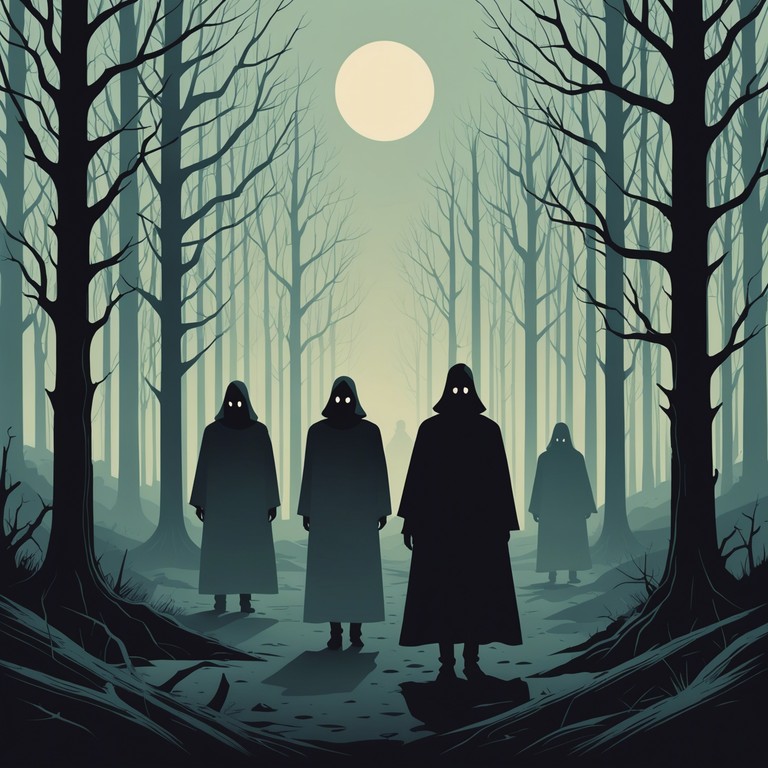 In this alternative version, the track delves deeper into the psychological aspects, employing an array of eerie soundscapes and disturbing echoes that magnify the sense of being lost within one's own mind. Evocative and profound, it’s designed to leave the listener contemplating the complexities of human consciousness and its mysterious corners.