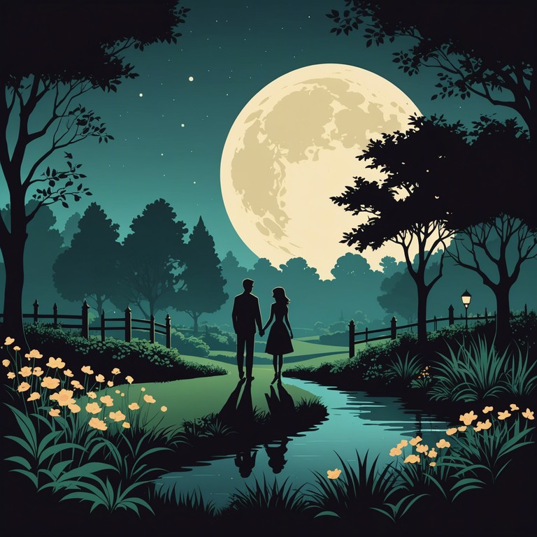 This track features a seductive blend of smooth operatic vocals accompanied by a luscious string arrangement, evoking a late night rendezvous in a moonlit garden. The composition focuses on delivering a sensual and intimate auditory experience, captivating the listener with its sultry dynamics and tender melodic whispers.