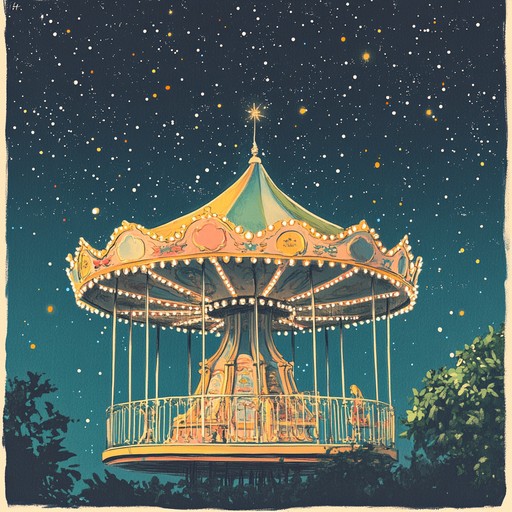 An instrumental neoclassical piece featuring piano melodies that evoke images of a whimsical clockwork carousel in motion. The composition combines playful rhythms with enchanting harmonies, creating a magical atmosphere that transports listeners to a fantastical world.