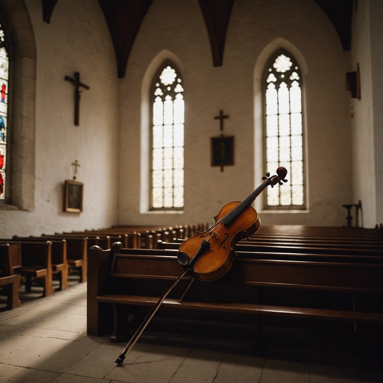 A tender exploration of deep spiritual longing expressed through the soulful tones of a single violin, echoing the human quest for divine connection and inner peace. The composition builds a bridge between earthly desires and heavenly aspirations, inspired by traditional gospel roots, but rendered in a hauntingly beautiful instrumental format.