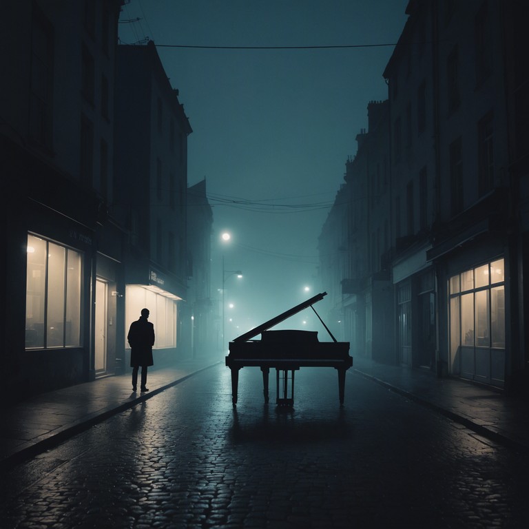 This composition merges haunting piano melodies with the complex rhythms of latin jazz to create a soundscape that feels both familiar and profoundly unsettling. It delves deeper into the heart of the night, where every note resonates with the whispers of the unseen.