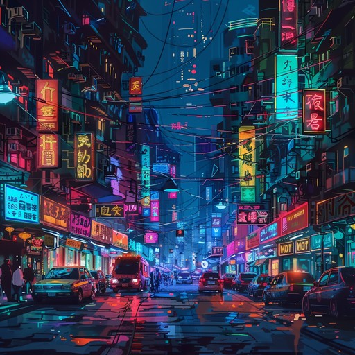 A high energy instrumental track that infuses classic punk guitar riffs with electronic synth elements. The piece captures the rebellious spirit of punk while adding a futuristic twist, creating a dynamic and urgent atmosphere perfect for showcasing turbulent, fast paced city life. Ideal for any scene that requires an adrenaline pumping, defiant soundtrack.