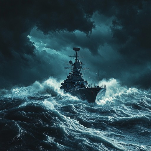 A powerful orchestral piece blending russian folk melodies with modern intensity, evoking the spirit of rebellion among sailors on turbulent waters.