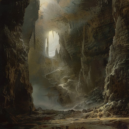 This track paints an auditory picture of an explorer wandering through vast, forgotten caverns, where the echoes of ancient civilizations resonate in the cold, stale air. Mysteries unravel through the music, blending cavernous reverbs with haunting melodies.