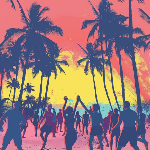 An upbeat, danceable track blending vibrant electric guitar rhythms with the infectious grooves of tropical rumba. Layered percussion, funky bass lines, and melodic hooks create a captivating and lively atmosphere perfect for summer parties.