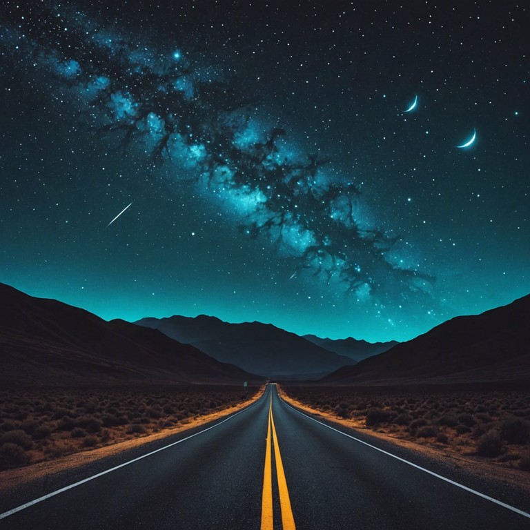 Imagine the classic sound of a steel guitar blended seamlessly with ethereal synthesizer layers, creating a serene and captivating soundtrack perfect for nighttime drives under a starlit sky. This track combines the comforting charm of country music with the immersive depth of synthwave, crafting a unique auditory journey.