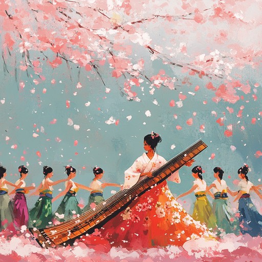 A vibrant instrumental track that fuses the delicate sounds of the koto with upbeat samba percussion, symbolizing the joyful union of different cultures through music