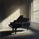 instrumental ballad capturing somber mood with gentle piano melodies