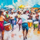 festive caribbean rhythms with modern electronic dance beats