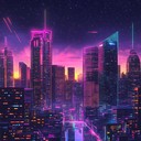 pulsating synth rhythms ignite a nostalgic neon lit journey