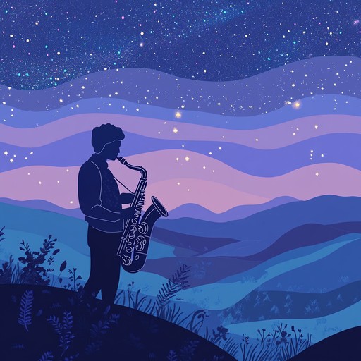 An evocative instrumental piece weaving soulful melodies and gentle harmonies, capturing the serene beauty of a quiet night under the stars. The saxophone leads a reflective journey through emotions, inviting introspection and calm.