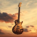 powerful grunge guitar with triumphant melodies and driving rhythms