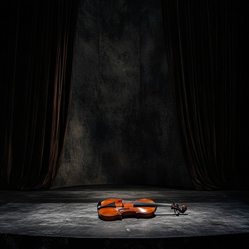 A dramatic, introspective piece with lush violin arrangements evoking hidden stories and emotional depth. The track builds a rich, contemplative atmosphere perfect for theatrical settings, bringing out the undercurrents of hidden emotions and untold stories. The violin's dynamic range adds depth to the introspective mood, creating immersive soundscapes.