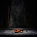 lush, introspective with theatrical drama using versatile violin arrangement