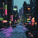 cityscapes merge with rhythmic beats