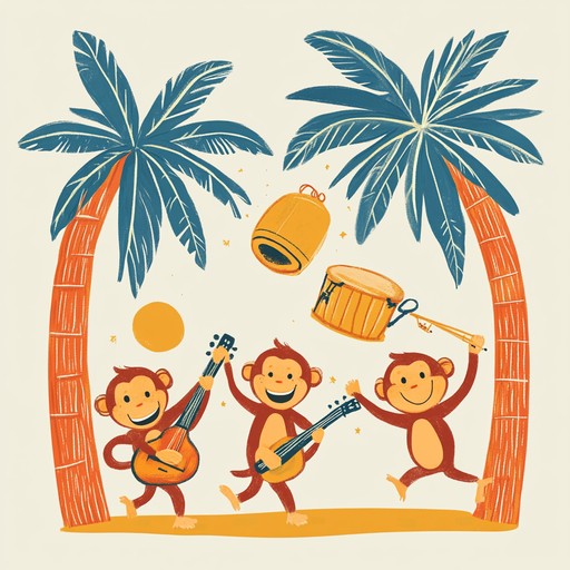 An instrumental mambo piece that combines whimsical melodies and mischievous rhythms, evoking a festive atmosphere where laughter and dance intertwine under tropical skies.