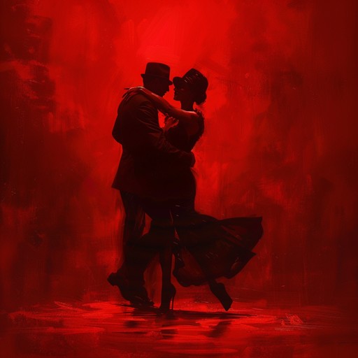 Experience the burning intensity of an argentinian tango as fiery rhythms and dramatic piano lines guide you through a night of passionate dance and deep emotions.