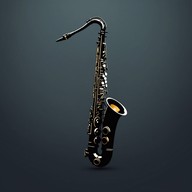 soft jazz saxophone with mysterious electronic backing