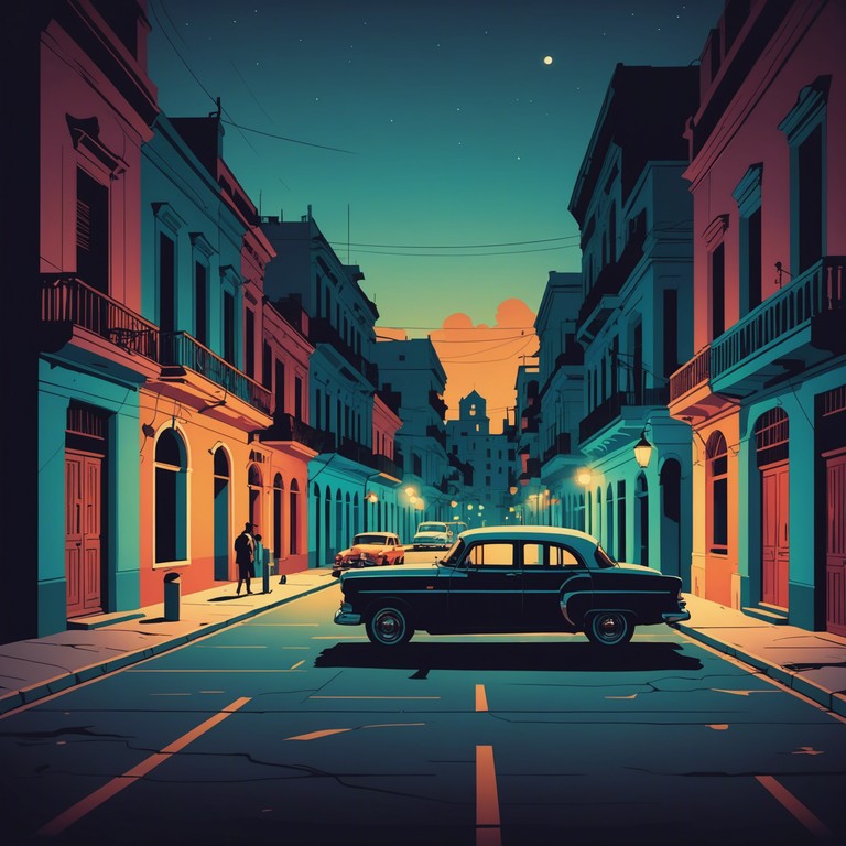 This track is a blend of enigmatic melodies resonating through the vibrant life of havana, where the traditional latin jazz meets a touch of mystery. It’s a nocturnal journey through whispers of history and the echo of distant sambas in shadowy alleyways.