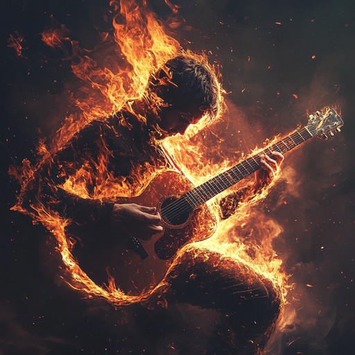 A fiery medieval troubadour anthem expressing intense anger and rebellion, using the raw power of acoustic guitar to convey a dramatic narrative of defiance against oppressive forces. The relentless strumming and aggressive harmonies transport listeners to a bygone era of knights and castles.