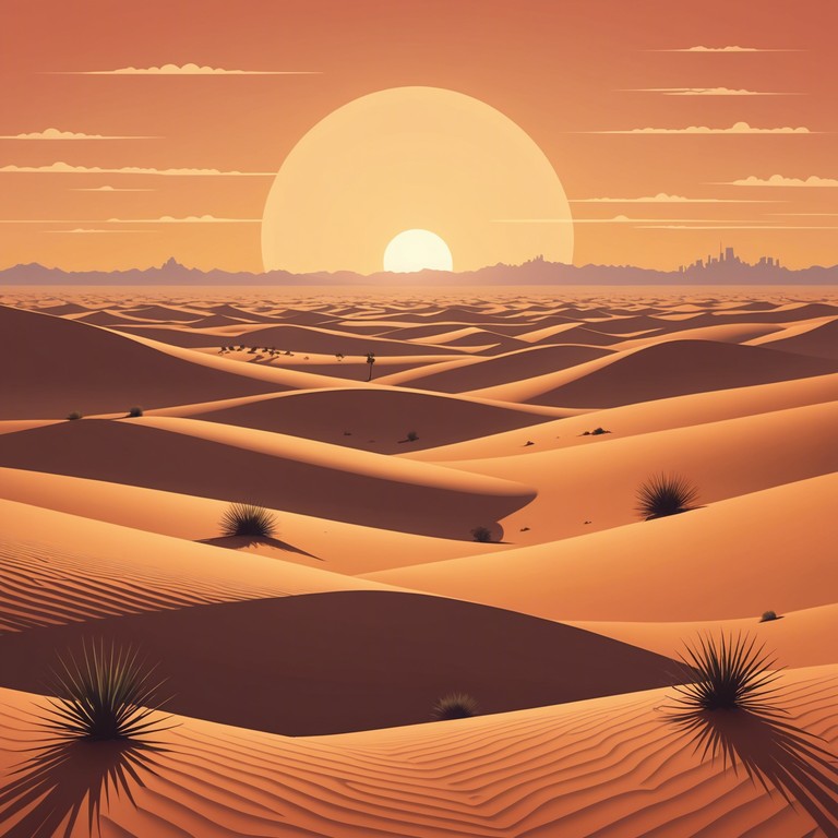 This composition captures the spirit of liberation with vibrant oud solos and rhythmic percussions that resonate with the vast beauty of the middle eastern deserts. The music flows like wind over sand dunes, evoking a sense of freedom and vast openness, perfectly paired with dynamic tempo changes to accentuate the feeling of an unstoppable force within.