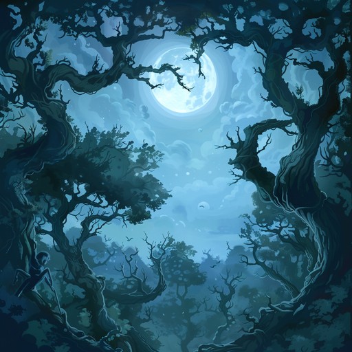 This instrumental piece blends the essence of a traditional nursery rhyme with intense and dramatic elements. Picture a mysterious, magical forest where creatures from fairy tales come alive under a moonlit night. The melody weaves through ominous and enchanting themes, providing a sense of wonder and suspense, captivating listeners with its cinematic quality.