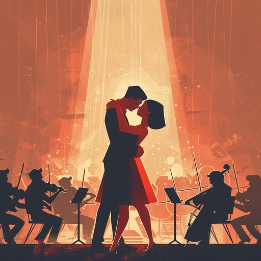 A cinematic orchestral piece that captures the raw, emotional essence of a timeless love story. Lush strings weave through dramatic crescendos and tender moments, painting a sonic picture of passion, longing, and unwavering devotion. The composition's dynamic shifts enhance the deep emotional impact, leading listeners through the highs and lows of the lovers' journey.