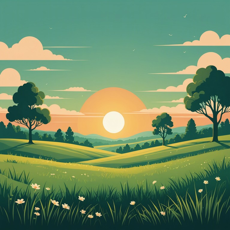 This track features delicate string arrangements combined with an upbeat tempo to conjure images of a refreshing, serene sunrise in the countryside. Perfect for mornings that need a bit of optimistic they inspiration