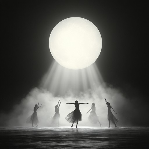 A captivating sequence where each step and turn of the ballet dancers is accentuated by the serene, surreal beauty of moonlight, transforming the stage into an otherworldly experience. This music mimics the gentleness of moon rays reflecting on a silent lake, evoking calm and beauty.