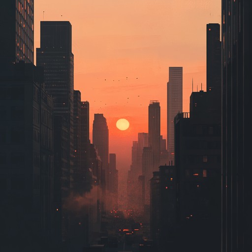 Imagine the warm hues of a setting sun reflecting off city skyscrapers as a gentle breeze sways through. This tranquil urban instrumental captures the serenity of a moment high above the bustling streets. Melodious guitar strums harmonize with soft ambient textures, creating a peaceful and introspective atmosphere perfect for unwinding after a long day.