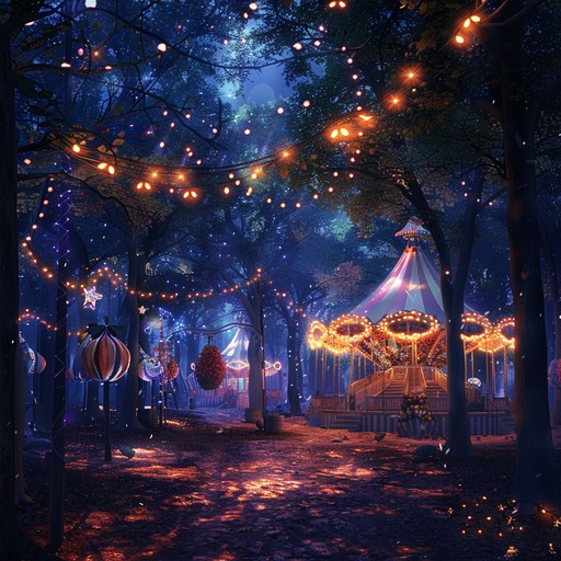 A vivid and joyful track with playful instrumental pop harmonies that transport you to an enchanted forest carnival. The music is uplifting, light hearted, and filled with a sense of wonder, ideal for creating a magical and cheerful atmosphere.