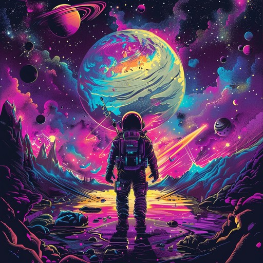 Imagine yourself on a cosmic adventure, navigating through nebulae and galaxies as pulsating beats and soaring synths propel you forward. This high-energy edm track features a driving bassline, euphoric drops, and atmospheric soundscapes that transport the listener to a futuristic rave in the depths of space.