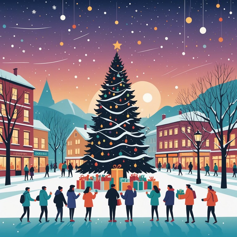This composition captures the essence of festive excitement and holiday joy with an energetic pulse and spirited dynamics, perfect for celebrating the most magical time of the year. A bounding rhythm and holiday themed melodic hooks create an uplifting and jolly atmosphere. This composition captures the essence of festive excitement and holiday joy with an energetic pulse and spirited dynamics, perfect for celebrating the most magical time of the year. A bounding rhythm and holiday themed melodic hooks create an uplifting and jolly atmosphere.