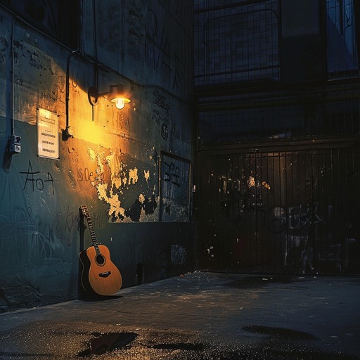 This instrumental track features an evocative combination of acoustic guitar and ambient synths, creating a bittersweet atmosphere that transports listeners to deserted city streets at dusk. The melancholic melodies intertwine with subtle electronic textures, evoking a sense of nostalgia and longing.