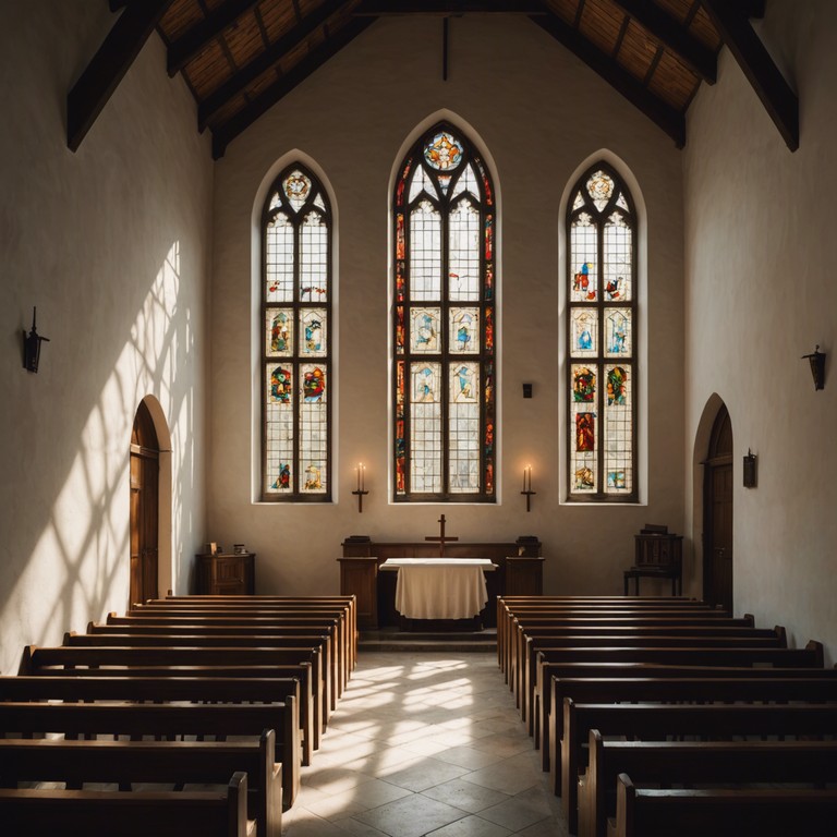 This track features a vibrant, uplifting gospel melody that incorporates traditional harmonic elements with a modern twist, capturing the exuberance of a sunday morning service. A solo organ drives the composition, bringing powerful bursts that fill the air with an infectious sense of hope and jubilation.