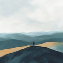 a majestic orchestral piece conveying a lone hero's epic journey.