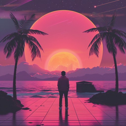 This instrumental track captures the essence of the 90s synthwave sound, with pulsing basslines, shimmering synth pads, and retro electronic drum beats. It evokes a sense of nostalgia, reminiscent of late-night drives through neon-lit city streets and old-school video game soundtracks. The melody is catchy and memorable, with a hint of melancholy that adds depth to the overall vibe.