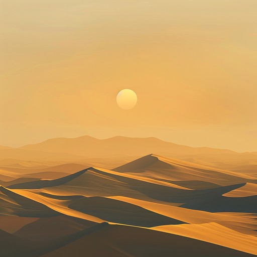 A gentle yet evocative track characterized by smooth, flowing guitar melodies that transport the listener to an expansive desert landscape at dusk. With subtle harmonica undertones and ambient soundscapes, this piece seamlessly blends classic western themes with modern smooth jazz elements, creating an atmospheric and serene composition. Perfect for setting a tranquil, contemplative mood.